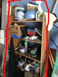 Shelf Lot of Garage items, tools