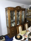 Vintage Wooden China Cabinet