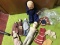 Group Lot Early Antique Dolls & Clothing