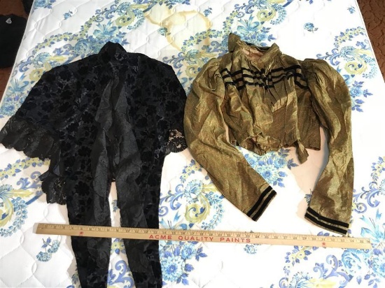 2 Rare Unusual Victorian Woman's Blouses Jackets