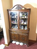 Antique Wooden China Cabinet