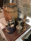 Nail Keg and Assorted Antique & Vintage Items Lot