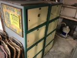 Two sections of vintage Meat Lockers