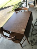 Vintage Table and 2 Wooden Chairs