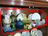 Shelf Lot Vintage Glass Inc. Fenton & More