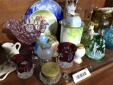 Shelf Lot Vintage Glass Inc. Fenton & More