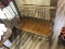 Vintage Wooden Colonial Style Bench