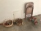 Folding Chairs and vintage items lot