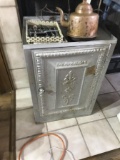 Unusual Antique Metal Kitchen Storage Cabinet