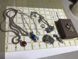 Group Lot Vintage Sterling Silver Jewelry 92 grams