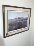 Signed and Numbered Framed Art Piece Adolf Sehring