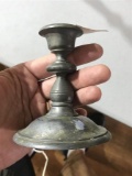 Early Pewter Candlestick