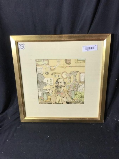 Vintage Ltd Edition Print Signed Charles Bragg