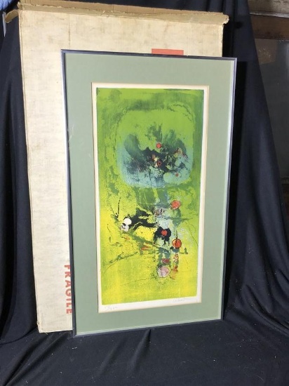 Vintage Ltd Edition Print Signed Lebadang