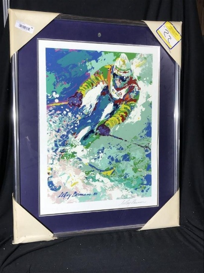 Vintage Ltd Edition Print Signed Leroy Neiman