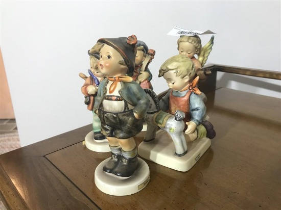 Group Lot of 5 Vintage Hummel Figurines