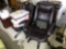 Two Office Chairs Plus assorted Table clothes etc