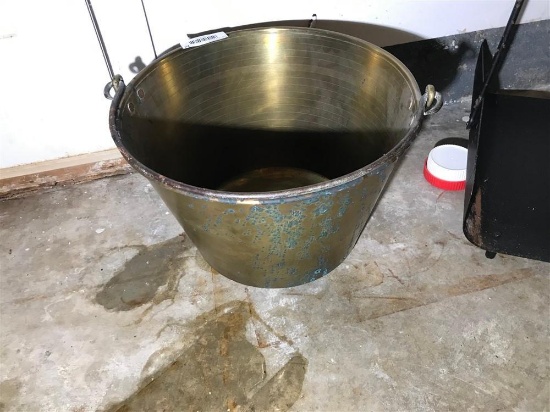 Large Sized 19th century Brass Bucket