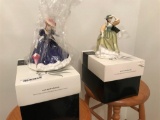 2 Royal Doulton Princesses Porcelain in Boxes