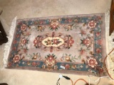 Vintage Floral Asian Style Rug