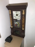Restored Antique Seth Thomas Shelf Clock w/Weights