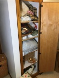 Closet filled with linens, Assorted Wool etc