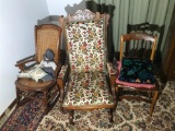 Group Lot of Three Antique Chairs Inc. 2 Rockers