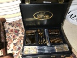 Rare Gold Plated Solingen Flatware Set for 12