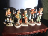 Group Lot of 5 Vintage Hummel Figurines