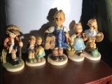 Group Lot of 5 Vintage Hummel Figurines