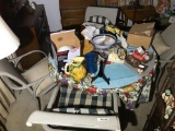 Nice Outdoor Glass Table and Four Chairs Set