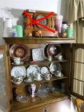 Contents and Top Items on Cabinet - Except Clock