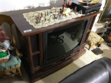 Vintage Tube TV in cabinet