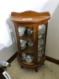 Vintage Miniature China Cabinet w/Child's China