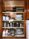 Kitchen Cabinet Contents Lot Interesting Pieces