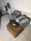 Group Lot Misc. Items, Shoe Shine, Lamp, Stereo