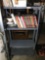 Metal Shelf with Cookbooks