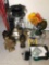 Group lot assorted decorative items and more