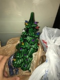 Vintage Ceramic Light Up Christmas Tree PLUS