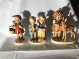 Group Lot of 3 Vintage Hummel Figurines