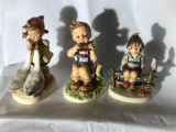 Group Lot of 3 Vintage Hummel Figurines