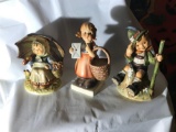 Group Lot of 3 Vintage Hummel Figurines