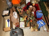 Group Lot Assorted Items Inc. Mostly Christmas Decor