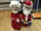 Santa and Ms. Claus Bowling Pins