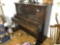 c. 1900 Oak Cased Ebersole Upright Piano