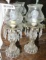 Two Small Chandelier Type Lamps