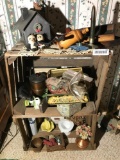 2 Old Crates and Contents Lot - Vintage, Antique
