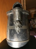 1860s Fancy Silver plate Tankard Pitcher Nice