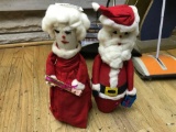 Santa and Ms. Claus Bowling Pins