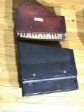 2 Antique Miniature Baby Grand Pianos - Unusual